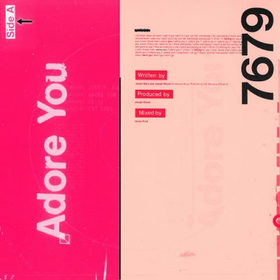 JESSIE WARE - Adore You / Overtime