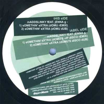 MADDSLINKY - Somethin' Extra