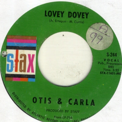 OTIS & CARLA - Lovey Dovey / New Year's Resolution