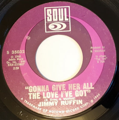 JIMMY RUFFIN - Gonna Give Her All The Love I've Got