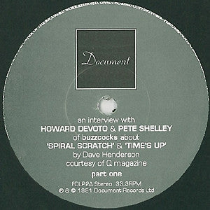 HOWARD DEVOTO & PETE SHELLEY - An Interview With Howard Devoto & Pete Shelley