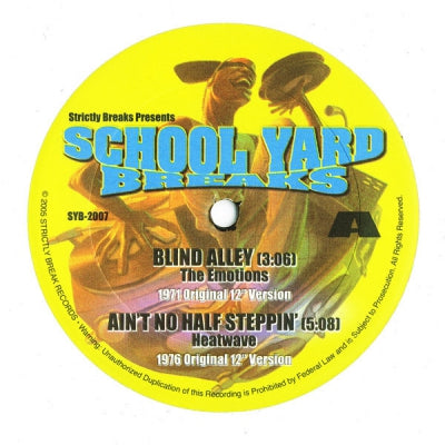 THE EMOTIONS / HEATWAVE / ISAAC HAYES / 5 STAIRSTEPS - Strictly Breaks Presents School Yard Breaks