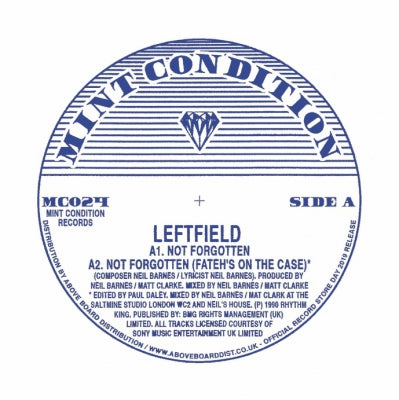 LEFTFIELD - Not Forgotten