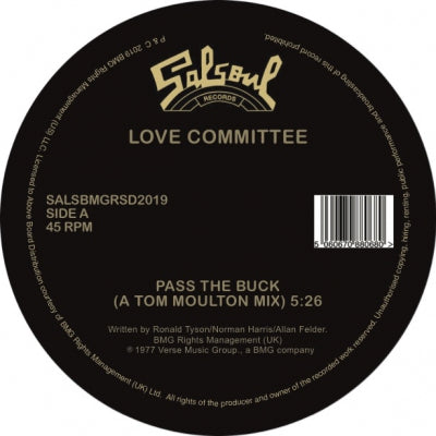 LOVE COMMITTEE - Pass The Buck