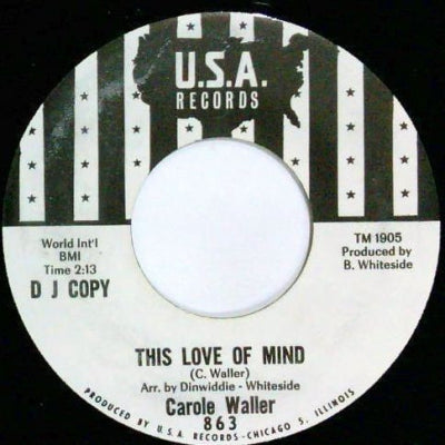 CAROLE WALLER - This Love Of Mind