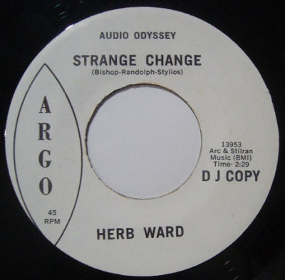 HERB WARD - Strange Change / Why Do You Want To Leave Me