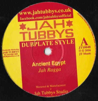JAH RAGGA / SANDENNO AND CONSCIOUS SOUNDS - Ancient Egypt / War Is Not The Answer