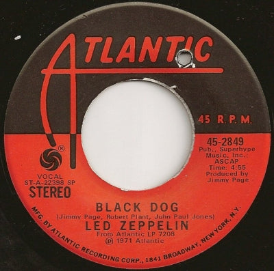 LED ZEPPELIN - Black Dog / Misty Mountain Hop