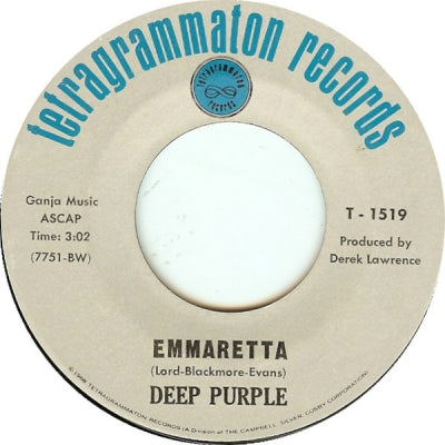 DEEP PURPLE - Emmaretta / The Bird Has Flown