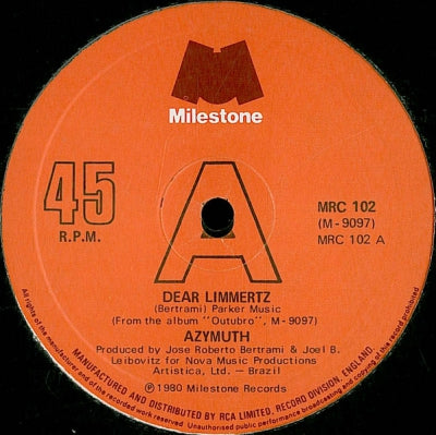 AZYMUTH - Dear Limmertz / Papasong
