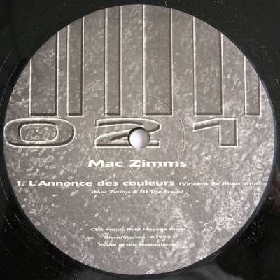 MAC ZIMMS - L'Annonce Des Couleurs (Vincent De Moor Remix)