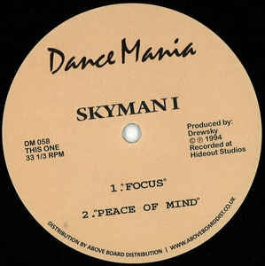 SKYMAN I - Focus / Peace Of Mind / Skoba Dee