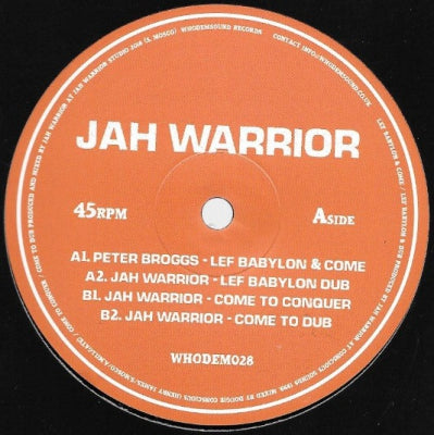 PETER BROGGS / JAH WARRIOR - Lef Babylon & Come / Come To Conquer