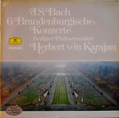 HERBERT VON KARAJAN, BERLINER PHILHARMONIKER - J.S. BACH - 6 Brandenburgische Konzerte