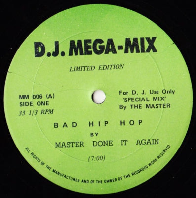 MASTER DONE IT AGAIN - Bad Hip Hop