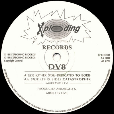 DV8 - Dedicated To Boris / Catastrophik