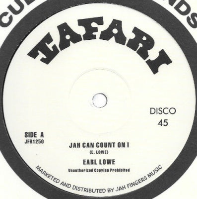 EARL LOWE - Jah Can Count On I