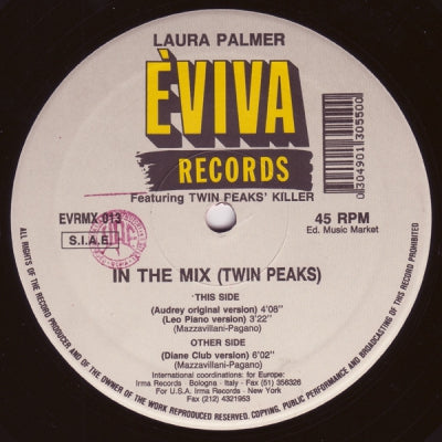 LAURA PALMER FEATURING TWIN PEAKS' KILLER - In The MIx