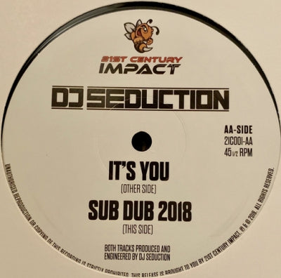 DJ SEDUCTION - It's You / Sub Dub 2018
