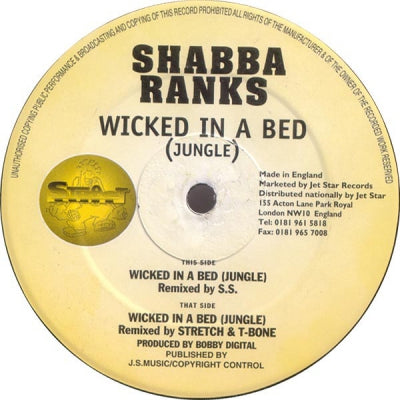 SHABBA RANKS - Wicked In A Bed (Jungle)