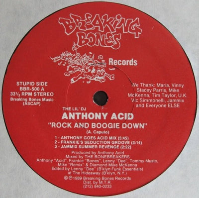ANTHONY ACID - Rock And Boogie Down