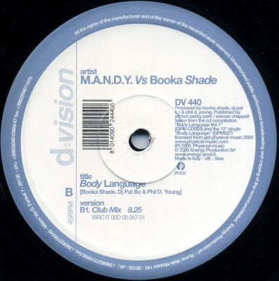 M.A.N.D.Y VS BOOKA SHADE - Body Langauage