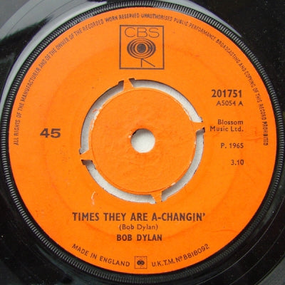 BOB DYLAN - The Times They Are A-Changin'