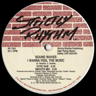 SOUND WAVES - I Wanna Feel The Music / Gotta Have You