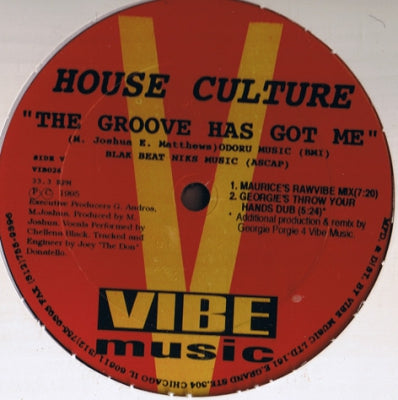 HOUSE CULTURE - The Groove Has Got Me