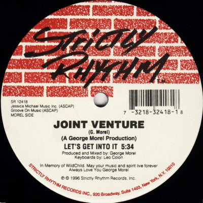 JOINT VENTURE - Let's Get Into It / Stand Up