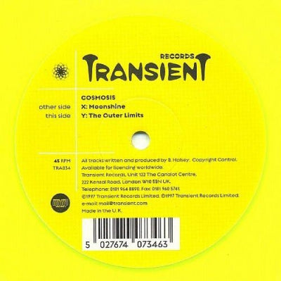 COSMOSIS - Moonshine / The Outer Limits