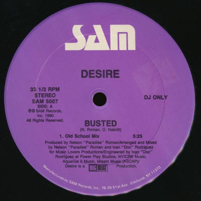 DESIRE - Busted