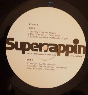 J. RAWLS - They Can't See Me / Turn It Forward