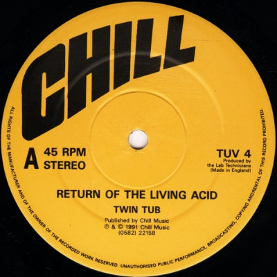 RETURN OF THE LIVING ACID - Twin Tub