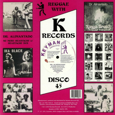 DR. ALIMANTADO - No More Heartache / Zion Gate
