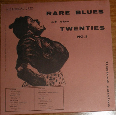 VARIOUS ARTISTS - Rare Blues Of The Twenties No. 5 1927-1930