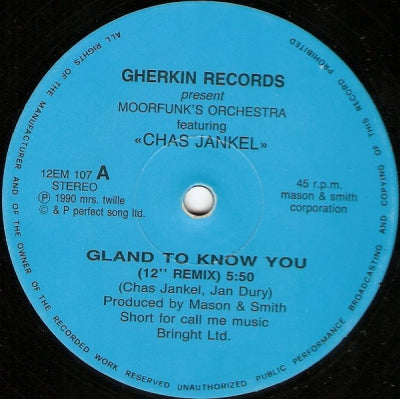 MOORFUNK'S ORCHESTRA - Gland To Know You / La Vie En Rose