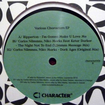 RIPPERTON / CARLOS NILMMNS / NIKO MARKS - Various Characters