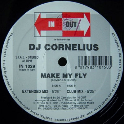 DJ CORNELIUS - Make My Fly