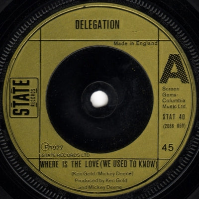 DELEGATION - Where Is The Love (We Used To Know)