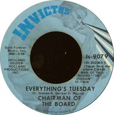CHAIRMEN OF THE BOARD - Everything's Tuesday / Patches