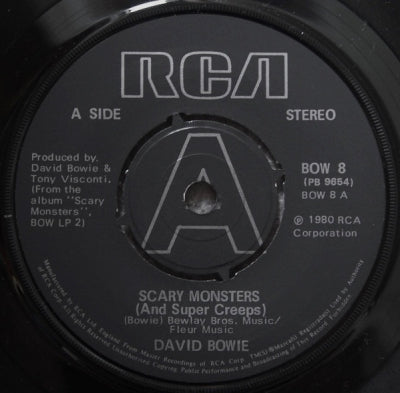 DAVID BOWIE - Scary Monsters (And Super Creeps) / Because You're Young