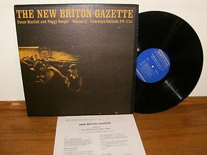 EWAN MACCOLL & PEGGY SEEGER - The New Briton Gazette Volume 2