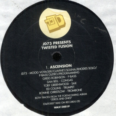 JD73 PRESENTS TWISTED FUSION - Ascension