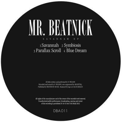 MR. BEATNICK - Savannah EP