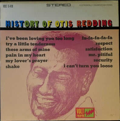 OTIS REDDING - History Of Otis Redding