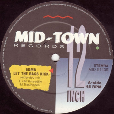 EGMA - Let The Bass Kick