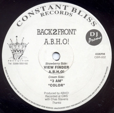 BACK2FRONT - A.B.H.O!