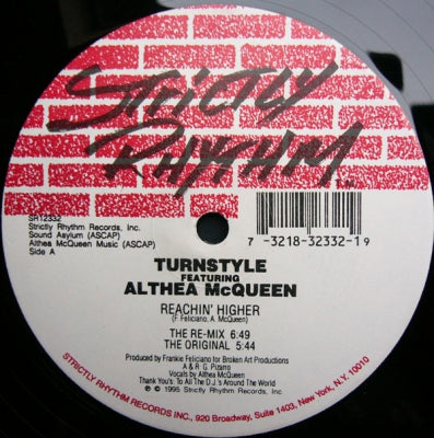 TURNSTYLE FEATURING ALTHEA MCQUEEN - Reachin' Higher