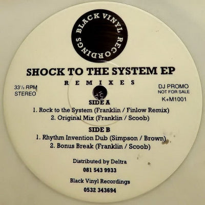 SHOCK TO THE SYSTEM - Shock To The System EP Remixes